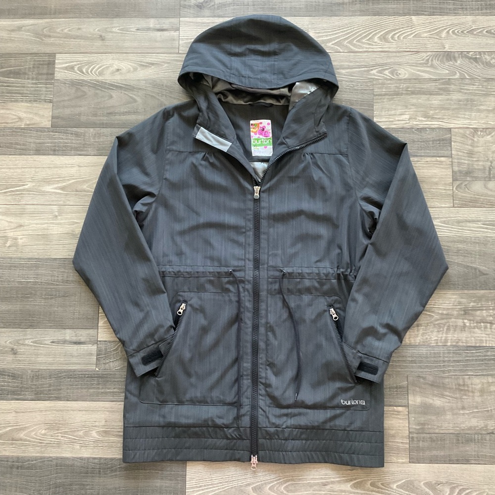 Burton Parlor DryRide DuraShell Jacket Shell Women’s XL Black Hooded Full Zip